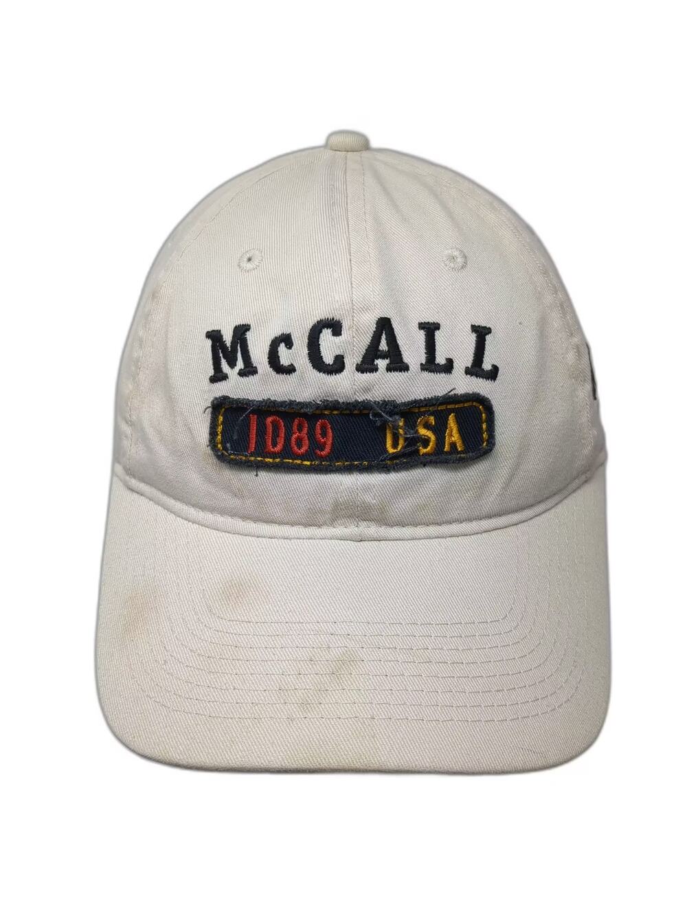 Perrin McCall Idaho ID89 USA Bear Beige Baseball Cap One Size Adjustable Hat